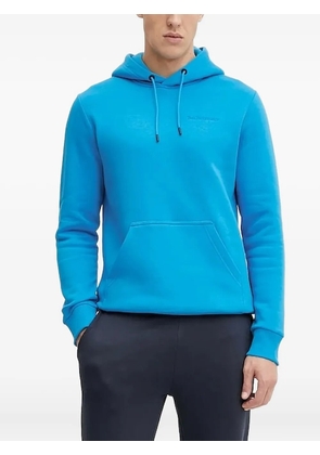 Peak Performance embroidered-logo hooded sweater - Blue