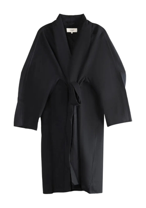 ATELIER NEW YORK tie-waist coat - Black