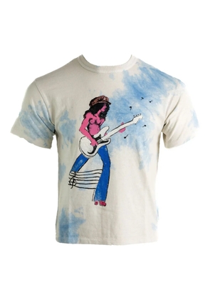 ERL tie-dye graphic-print t-shirt - White