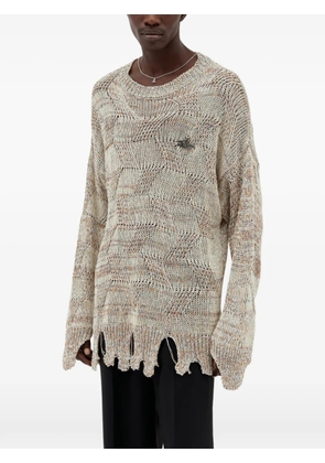 Vivienne Westwood Colette distressed sweater - Neutrals