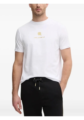 Karl Lagerfeld logo-print T-shirt - White