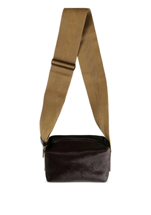 Uma Wang medium leather shoulder bag - Brown