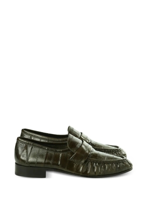 The Row textured loafers - Green