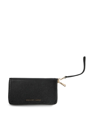 Marc Jacobs logo-detail zipped wallet - Black