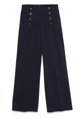 ETRO Pegaso-buttons trousers - Blue