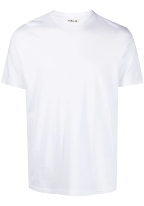 Auralee crew-neck cotton T-shirt - White