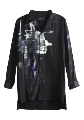 Y's graphic-print shirt - Black