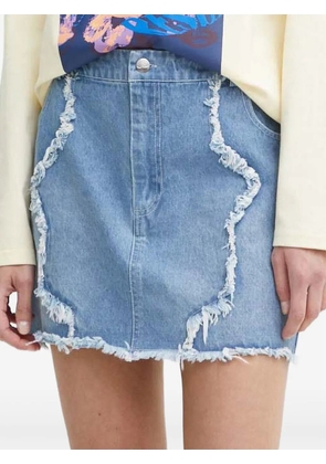 Résumé frayed denim skirt - Blue