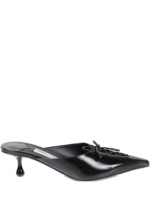 Jimmy Choo 50mm Scarlett lace-up pointed-toe mules - Black