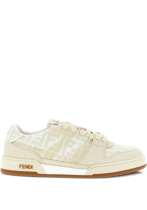 FENDI Fendi Match FF-jacquard low-top sneakers - Neutrals