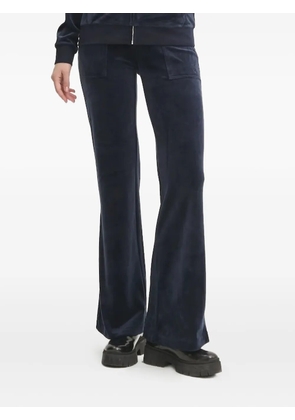 Juicy Couture velour pocket trousers - Blue
