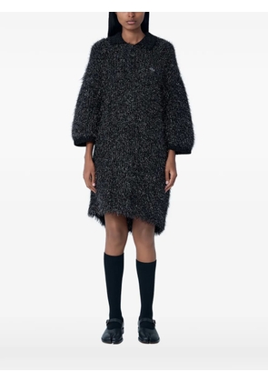 Lacoste logo-detail sweater dress - Black