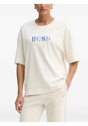 BOSS logo-detail short-sleeve t-shirt - White