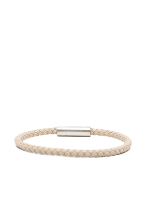Le Gramme 7g Leather Cable bracelet - Neutrals