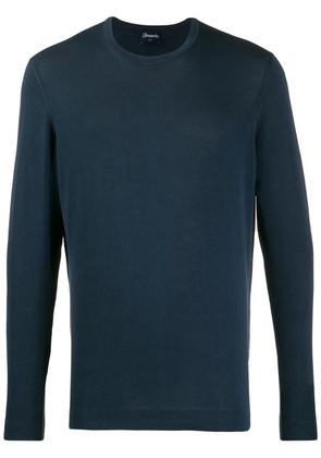 Drumohr crew-neck knit jumper - Blue