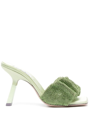 Sebastian Milano 100mm leather sandals - Green