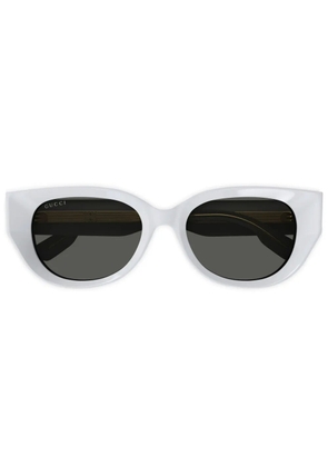 Gucci Eyewear logo-print sunglasses - Grey