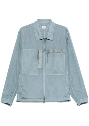 C.P. Company logo-embroidered jacket - Blue