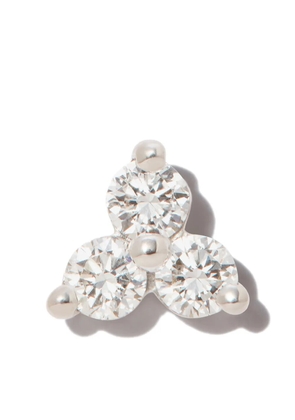 MARIA TASH 18kt white gold Trinity stud earring