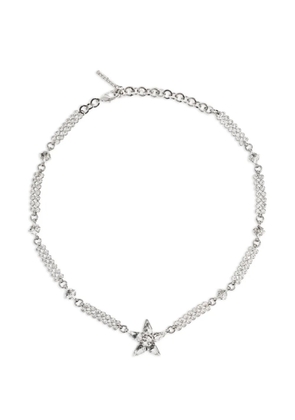 Alessandra Rich star-charm necklace - Silver