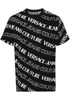 Versace Jeans Couture logo-print cotton T-shirt - Black