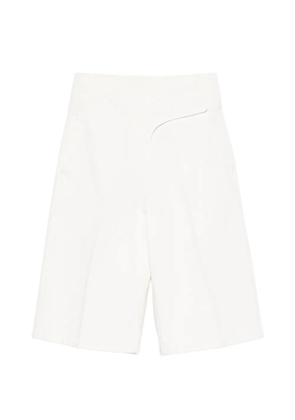 AMI Paris high-waist shorts - Neutrals