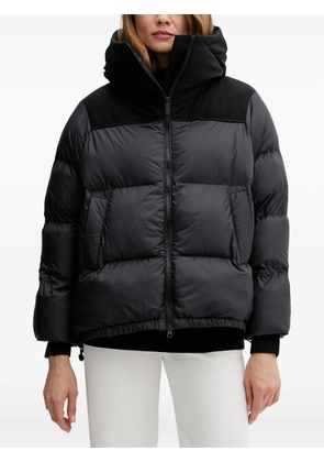 bomboogie Nagoja hooded panelled jacket - Black