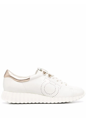 Ferragamo Gancini low-top sneakers - White