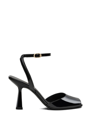 Stuart Weitzman Val square-toe ankle-strap sandals - Black