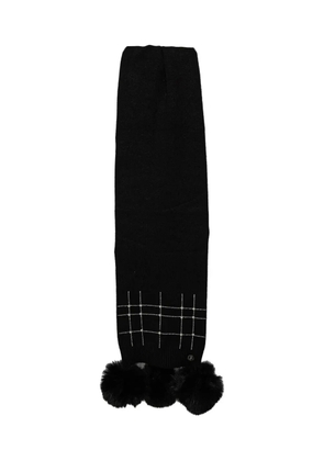 Joseph Ribkoff faux pearl pompom scarf - Black