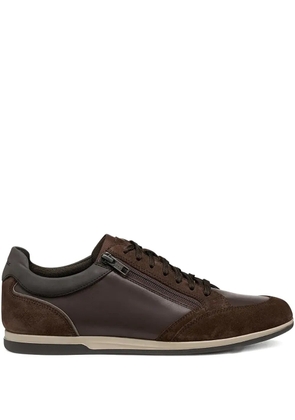 Geox zip-detail sneakers - Brown
