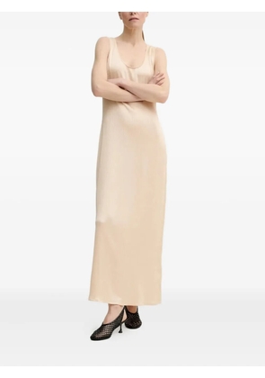 REMAIN pleated sleeveless maxi dress - Neutrals