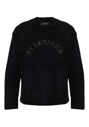 AllSaints Curv embroidered sweater - Black