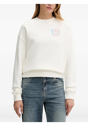 MC2 Saint Barth detail-embroidered sweatshirt - White