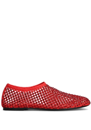strategia shoes crystal-embellished ballet flats - Red