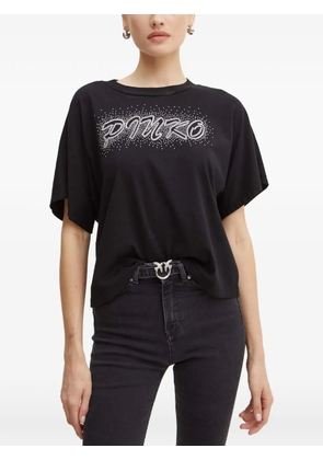PINKO logo-embellished T-shirt - Black