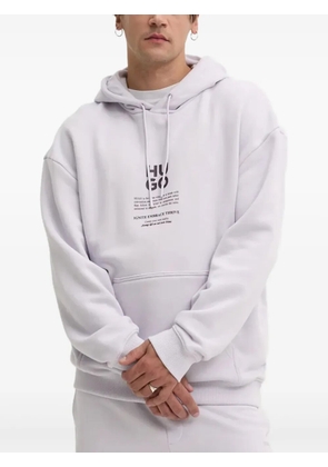 HUGO graphic hoodie - Purple