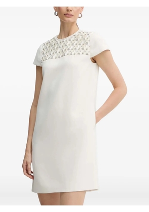 LUISA SPAGNOLI Gravina sequin-embellished mini dress - Neutrals