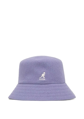 Kangol logo-patch bucket hat - Purple