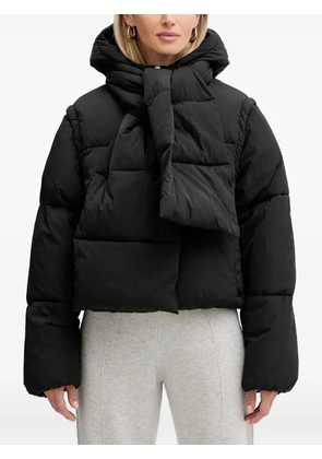 BOSS hooded padded jacket - Black