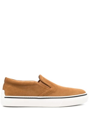 Tod's suede slip-on sneakers - Brown