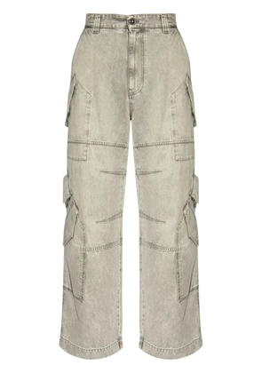 Versace wide-leg cargo jeans - Grey