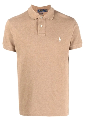 Polo Ralph Lauren embroidered Pony polo shirt - Neutrals