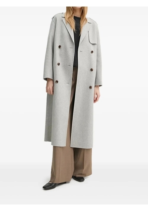 Theory wool-cashmere double-breasted coat - Grey