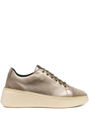 Geox Sunnetty zip detail trainers - Brown