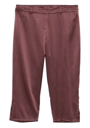 Christopher Esber cropped trousers - Red