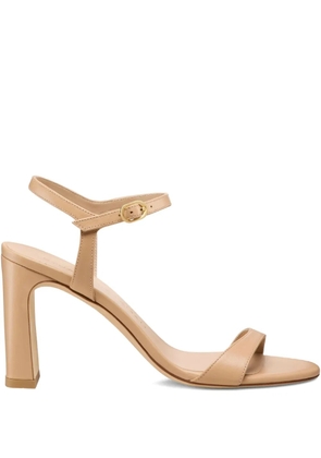Stuart Weitzman block-heel ankle-strap sandals - Neutrals