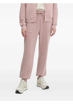 Ea7 Emporio Armani logo-plaque track pants - Pink