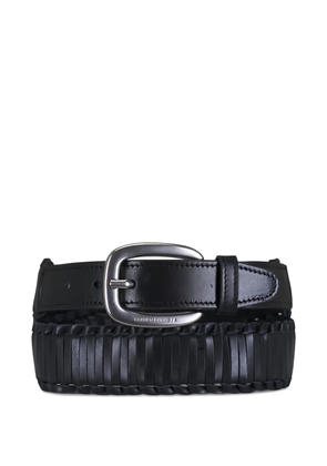 Golden Goose Houston braided leather belt - Black