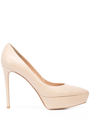 Gianvito Rossi 115mm Dasha platform pumps - Neutrals